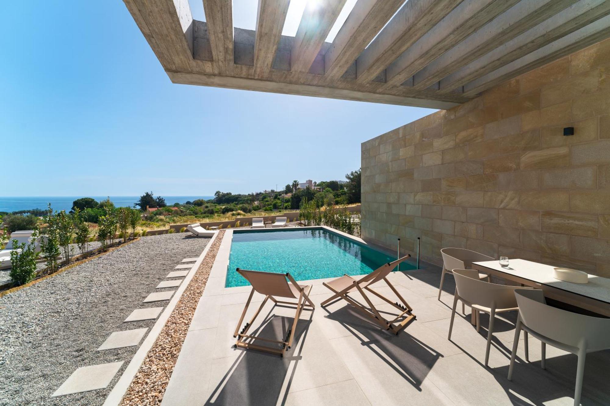 Linear Cabanon Kallithea Luxury Villas Koskinou  Exterior photo